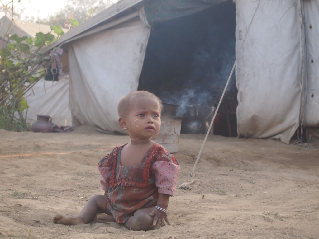 ミャンマーのロヒンギャ避難民キャンプにて（2012年　撮影：須田英太郎）