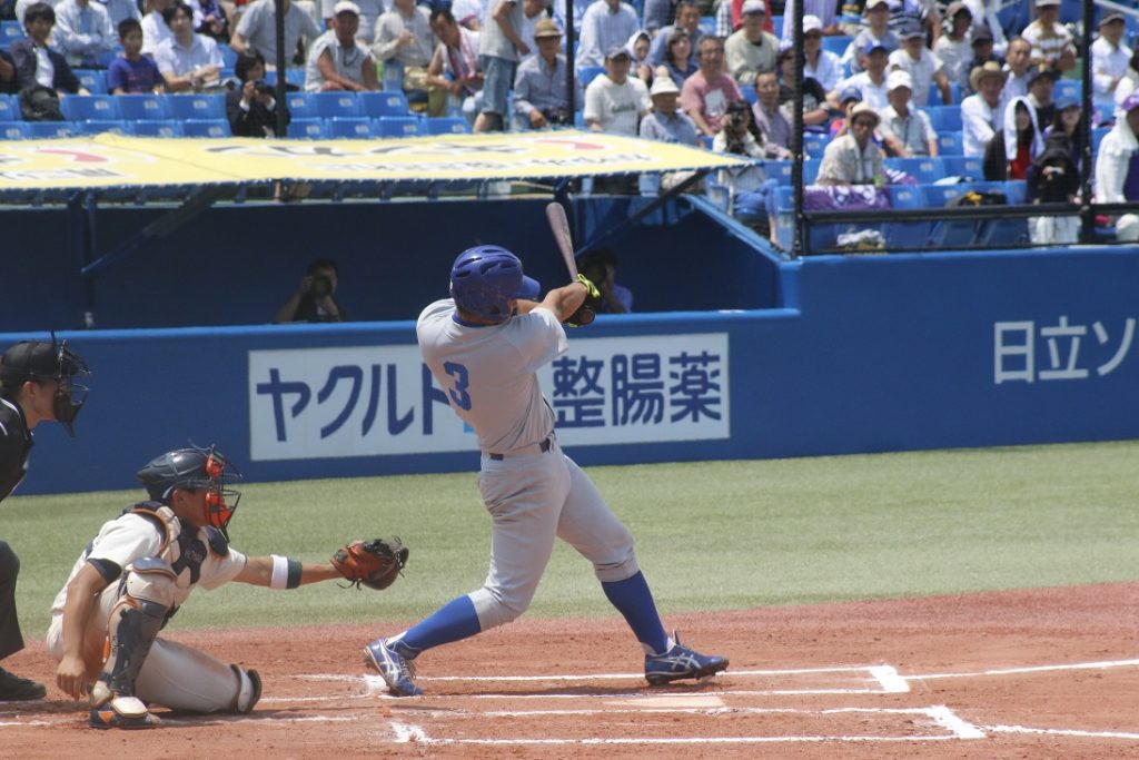 4番田口選手が2日連続で適時打を放つ（撮影・関根隆朗）