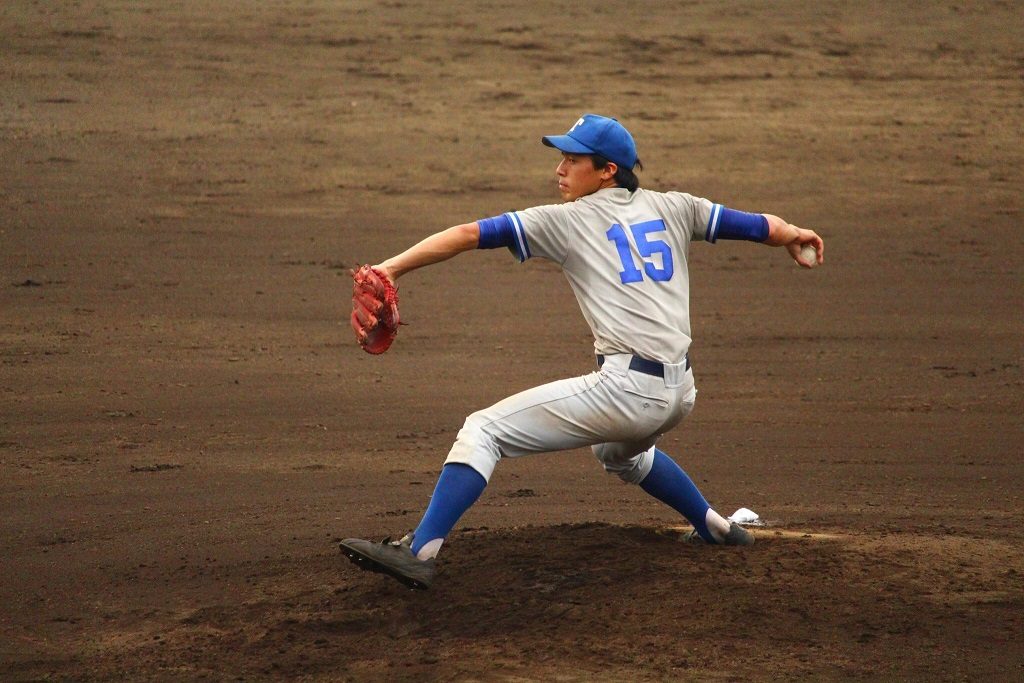 東大先発の大川投手（写真は軟式野球部提供）