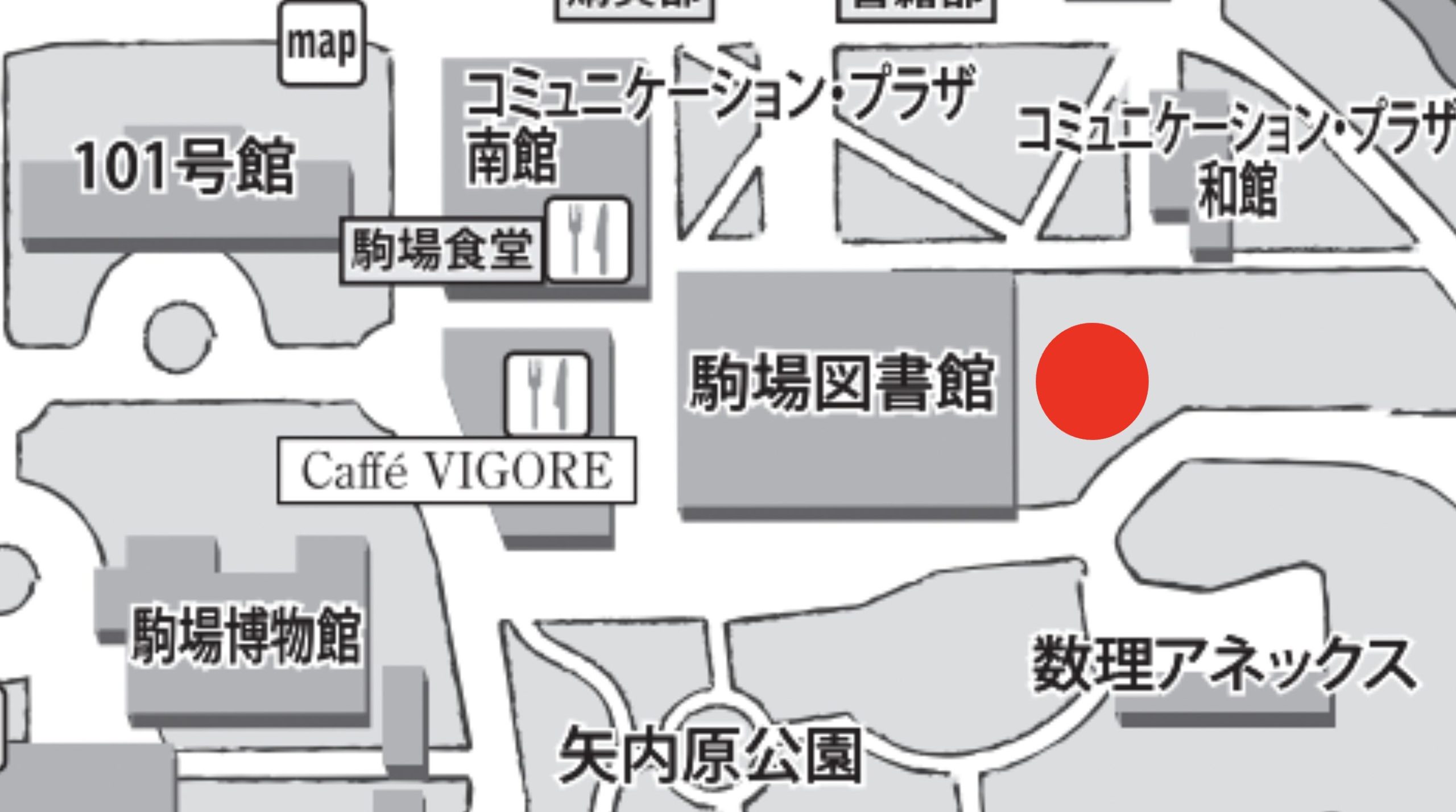 （図2）新棟は現図書館の東隣に建てられる