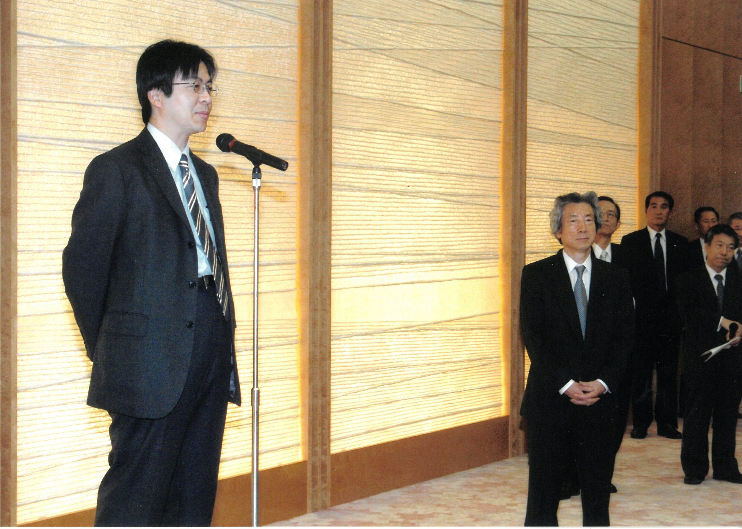 中村社長と小泉首相